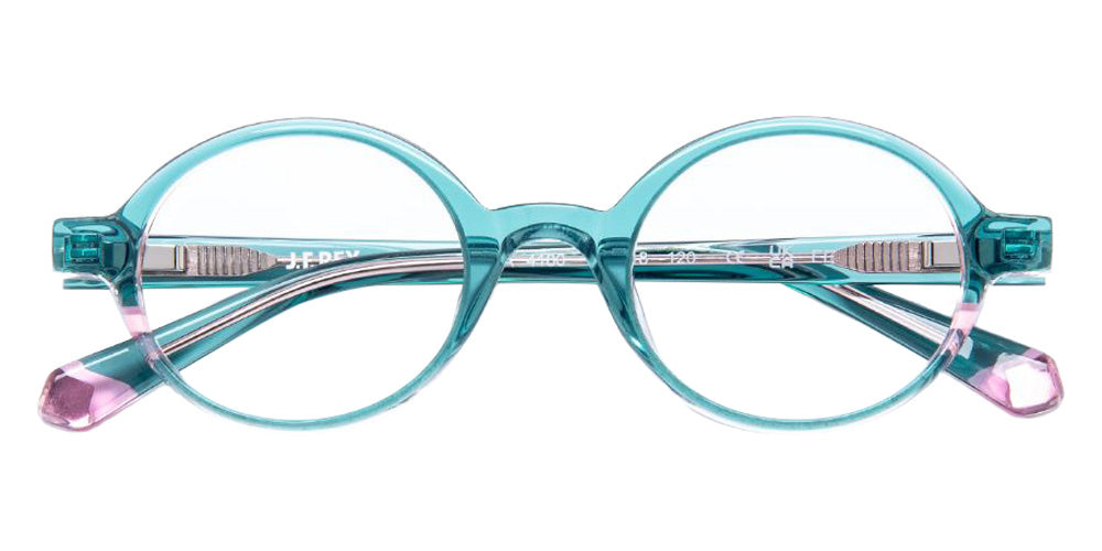 J.F. Rey® Nova Round Eyeglasses - Green/Pink