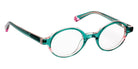 J.F. Rey® Nova Round Eyeglasses - Green/Pink