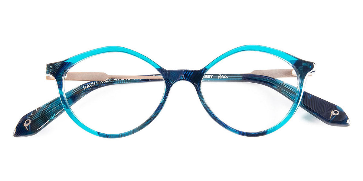 J.F. Rey® PA091 JFR PA091 2520 47 - 2520 Dark Blue/Turquoise/Gold Eyeglasses