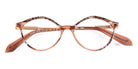 J.F. Rey® PA091 JFR PA091 8590 47 - 8590 Pink/Demi/Satin Gold Eyeglasses