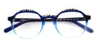 J.F. Rey® PA103 JFR PA103 2010 48 - 2010 Gradient Blue/Vermicelli Black/White Eyeglasses