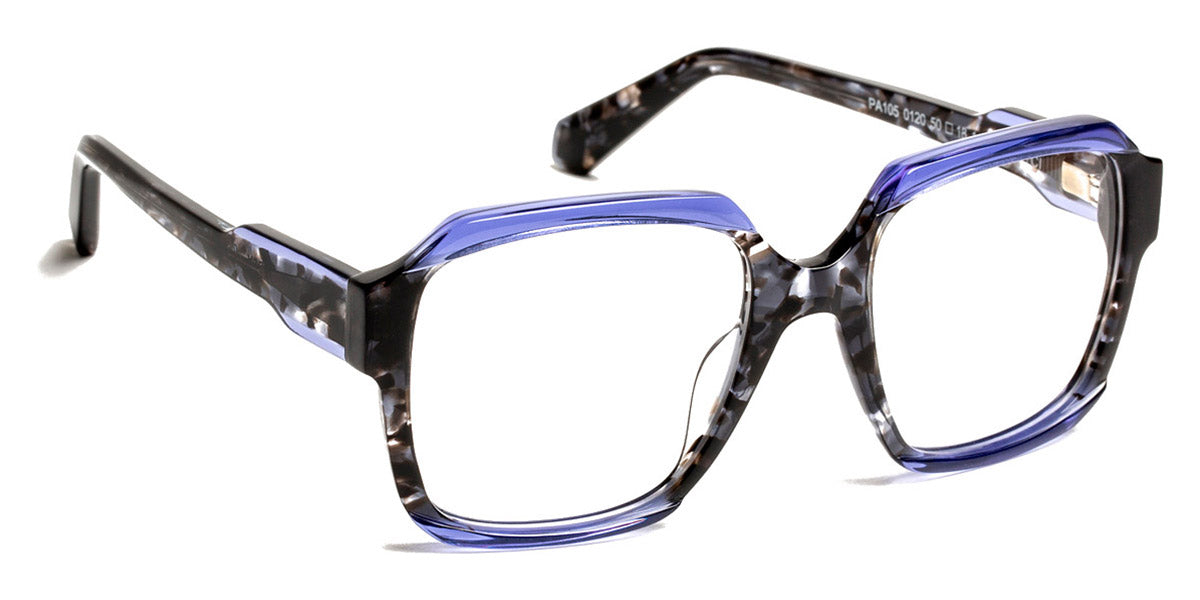 J.F. Rey® PA105 JFR PA105 0120 50 - 0120 Nice Black/Blue Eyeglasses