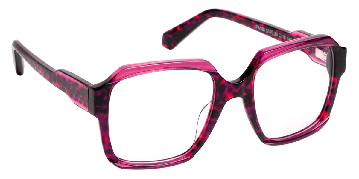J.F. Rey® PA105 JFR PA105 3570 50 - 3570 Red/Purple Eyeglasses