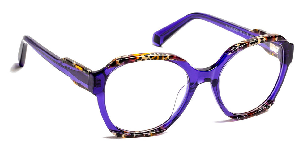 J.F. Rey® PA106 JFR PA106 2990 51 - 2990 Blue/Panther Eyeglasses