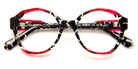 J.F. Rey® PA107 JFR PA107 0182 50 - 0182 Panther Black/Pink Eyeglasses