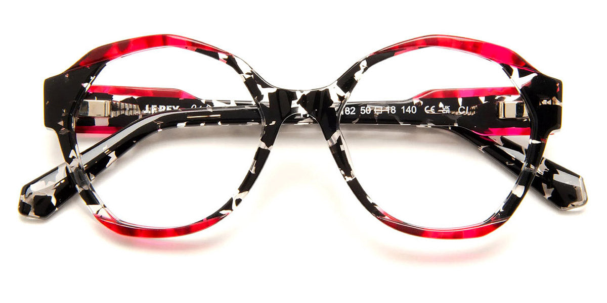 J.F. Rey® PA107 JFR PA107 0182 50 - 0182 Panther Black/Pink Eyeglasses