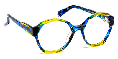 J.F. Rey® PA107 JFR PA107 2051 50 - 2051 Demi Blue/Yellow Eyeglasses