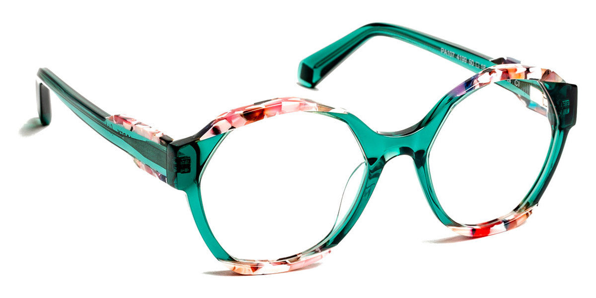 J.F. Rey® PA107 JFR PA107 4199 50 - 4199 Green/Demi Eyeglasses