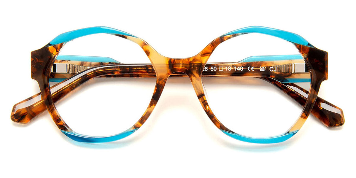 J.F. Rey® PA107 JFR PA107 9126 50 - 9126 Demi/Blue Eyeglasses