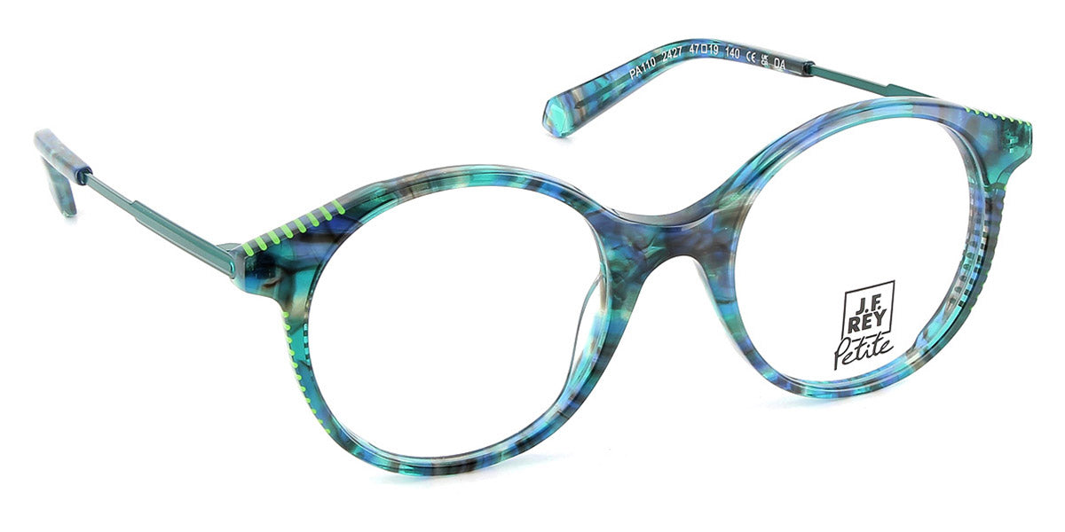 J.F. Rey® PA110 JFR PA110 2427 47 - 2427 Blue Lace/Green Eyeglasses