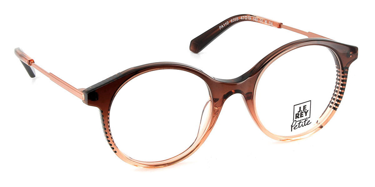 J.F. Rey® PA110 JFR PA110 6355 47 - 6355 Gradient Copper/Pink Gold Eyeglasses