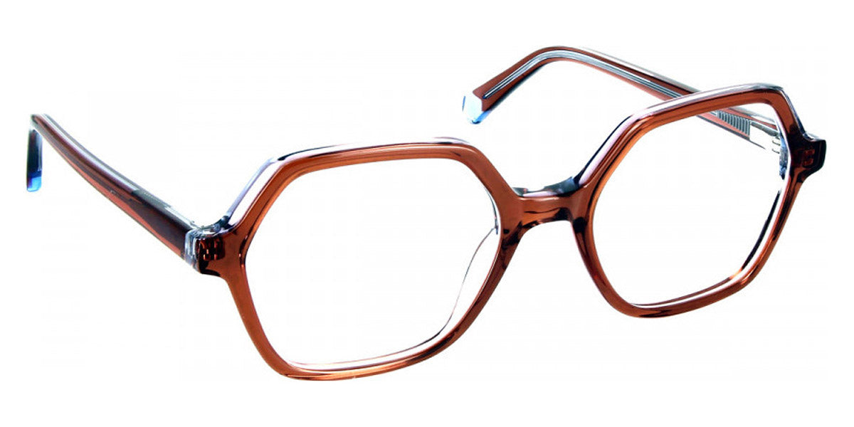 J.F. Rey® Pistache JFR Pistache 9321 47 - 9321 Brown/Purple/Blue Eyeglasses