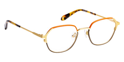 J.F. Rey® PM060 JFR PM060 6050 49 - Peach/Brown/Gold Eyeglasses