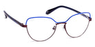 J.F. Rey® PM069 JFR PM069 2590 48 - 2590 Brown/Blue Eyeglasses