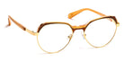 J.F. Rey® PM072 JFR PM072 1590 49 - 1590 Pink/Brown/Shiny Gold Eyeglasses