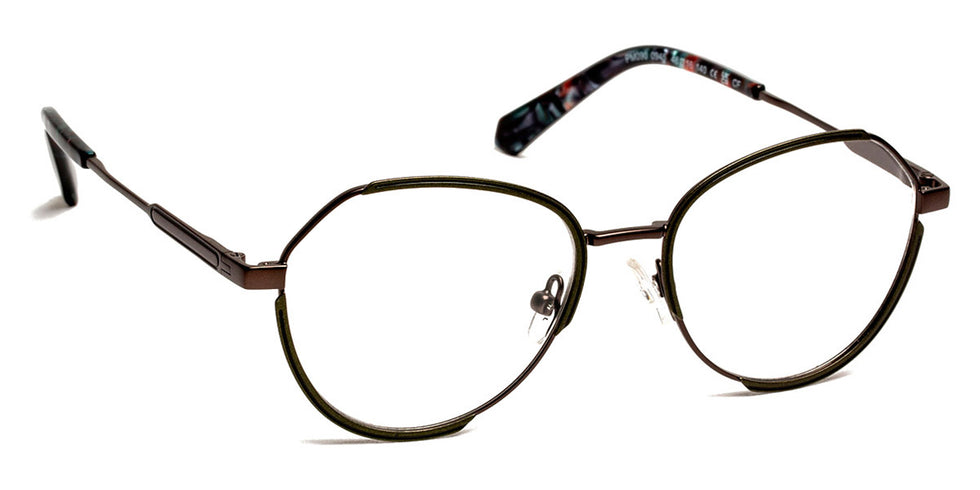 J.F. Rey® PM090 JFR PM090 0945 48 - 0945 Dark Gun/Khaki/Black Eyeglasses