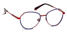 J.F. Rey® PM090 JFR PM090 3025 48 - 3025 Red/Blue Eyeglasses