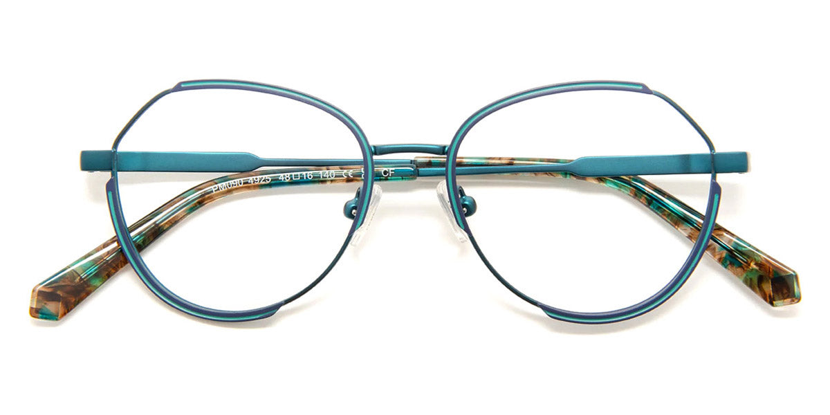 J.F. Rey® PM090 JFR PM090 4925 48 - 4925 Green/Blue Eyeglasses
