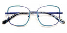 J.F. Rey® PM091 JFR PM091 2949 49 - 2949 Navy/Duck Blue/Light Blue Eyeglasses