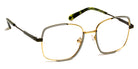 J.F. Rey® PM091 JFR PM091 5045 49 - 5045 Satin Gold/Khaki/White Eyeglasses
