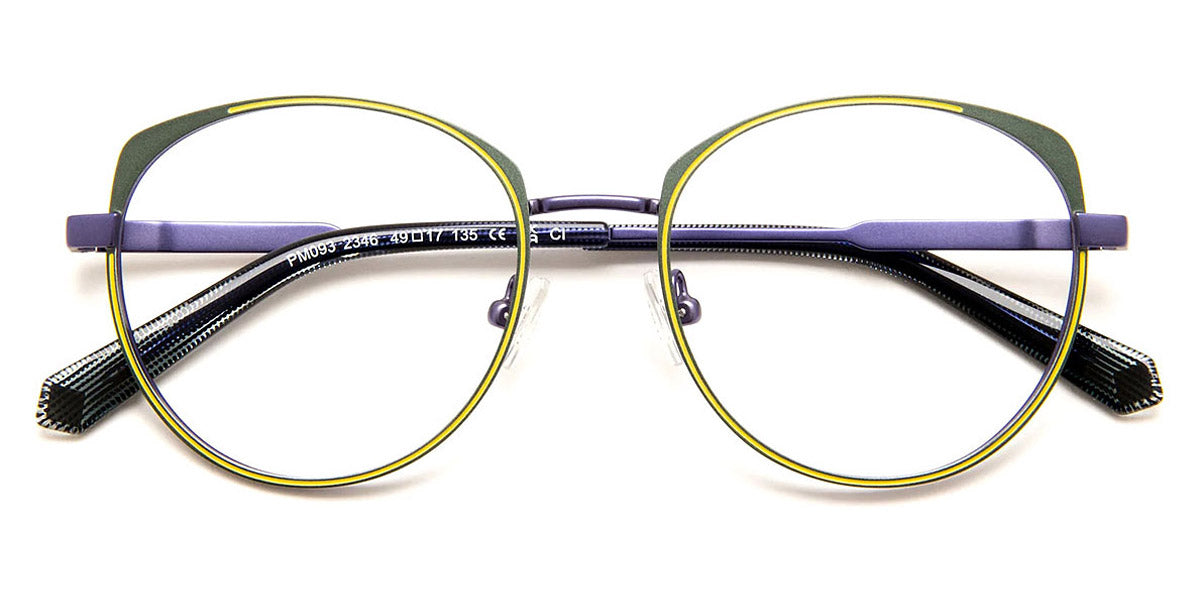 J.F. Rey® PM093 JFR PM093 2346 49 - 2346 Blue/Khaki/Yellow Eyeglasses