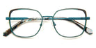 J.F. Rey® PM094 JFR PM094 4701 48 - 4701 Duck Green/Black/Green Eyeglasses