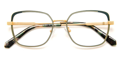 J.F. Rey® PM094 JFR PM094 5547 48 - 5547 Gold/Duck Green/Mastic Eyeglasses