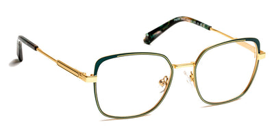 J.F. Rey® PM094 JFR PM094 5547 48 - 5547 Gold/Duck Green/Mastic Eyeglasses