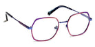 J.F. Rey® PM095 JFR PM095 2170 49 - 2170 Blue/Purple/Orange Eyeglasses