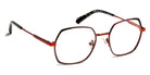 J.F. Rey® PM095 JFR PM095 6301 49 - 6301 Copper/Black/Pink Eyeglasses