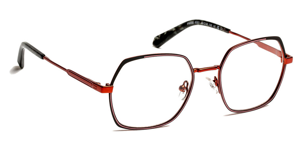 J.F. Rey® PM095 JFR PM095 6301 49 - 6301 Copper/Black/Pink Eyeglasses