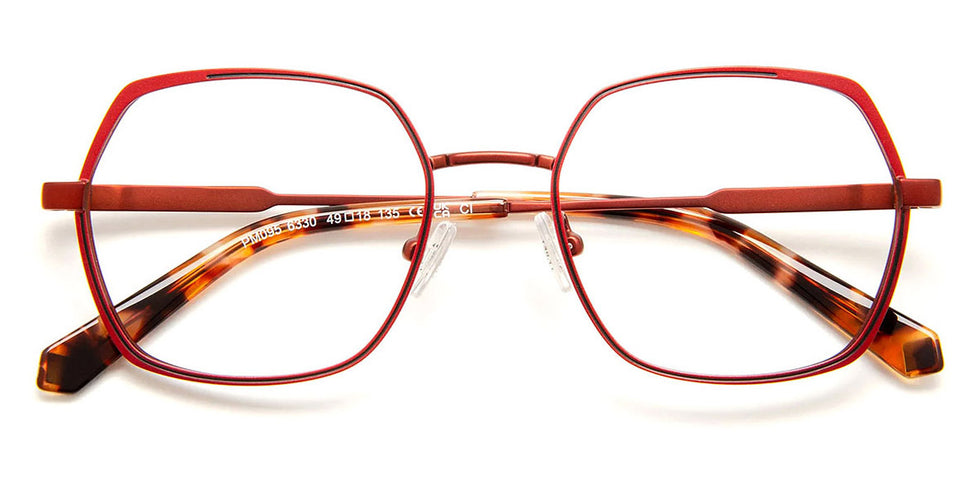 J.F. Rey® PM095 JFR PM095 6330 49 - 6330 Copper/Burgundy Eyeglasses
