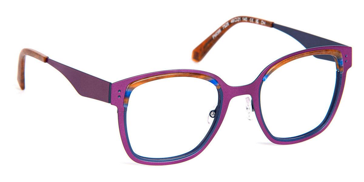 J.F. Rey® PM096 JFR PM096 7528 48 - 7528 Demi Plum/Navy Eyeglasses