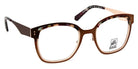 J.F. Rey® PM096 JFR PM096 5546 48 - 5546 Pink Gold/Demi/Light Brown Eyeglasses