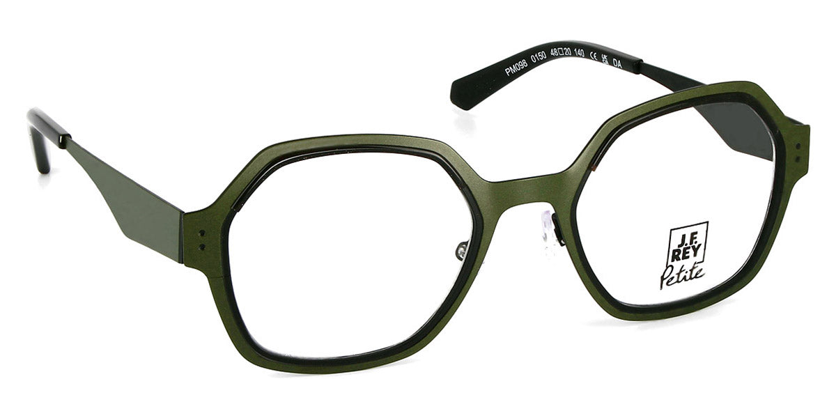 J.F. Rey® PM098 JFR PM098 0150 48 - 0150 Khaki/Pink Gold/Black Eyeglasses