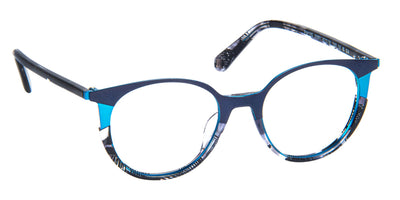 J.F. Rey® PM105 JFR PM105 0061 47 - 0061 Demi Grey/Black/Blue Eyeglasses
