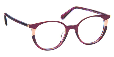 J.F. Rey® PM105 JFR PM105 7580 47 - 7580 Plum/Pink Gold Eyeglasses