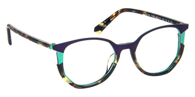 J.F. Rey® PM106 JFR PM106 7098 48 - 7098 Demi/Plum/Mint Eyeglasses