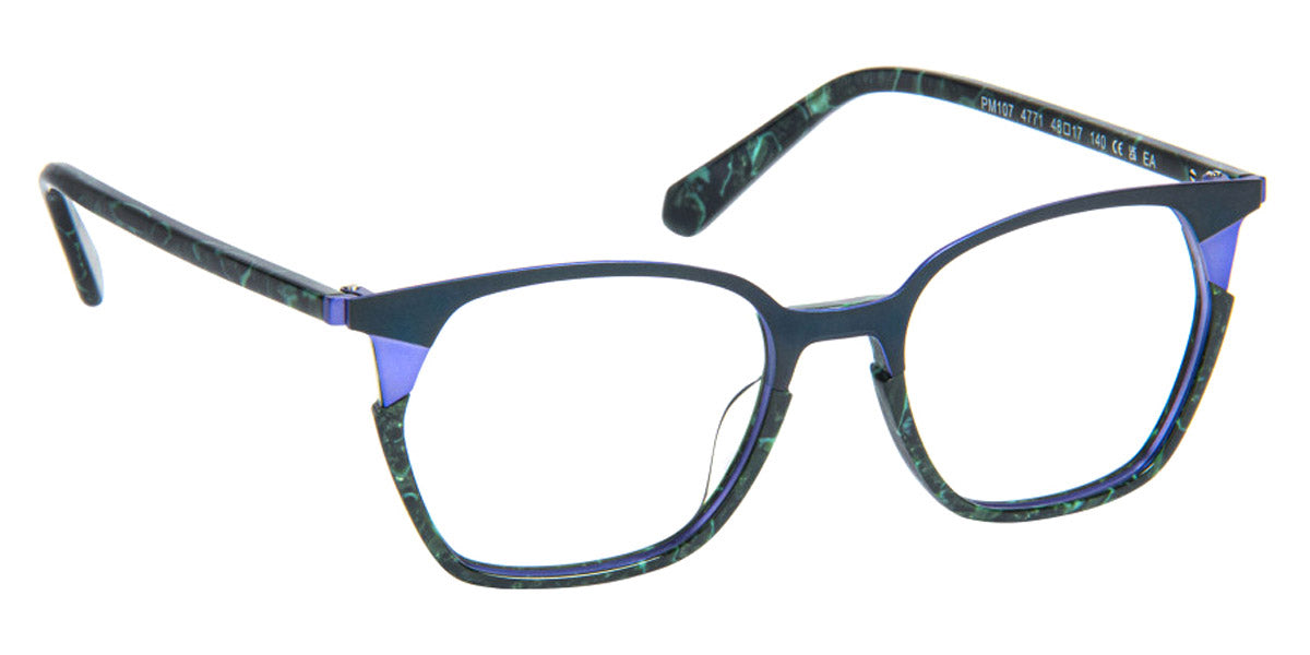 J.F. Rey® PM107 JFR PM107 4771 48 - 4771 Demi Green/Lavender Eyeglasses