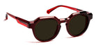 J.F. Rey® Portland JFR Portland 9030sol 49 - 9030SOL Demi Red/Red Transparent Bl Sunglasses