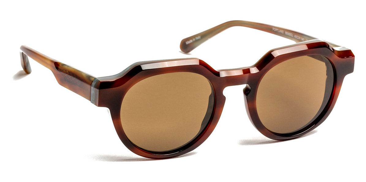 J.F. Rey® Portland JFR Portland 9505sol 49 - 9505SOL Demi Brown/Demi Gray Sunglasses