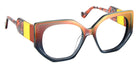 J.F. Rey® Ruby 2 JFR Ruby 2 8650 53 - 8650 Pink And Blue Gradient / Yellow Eyeglasses