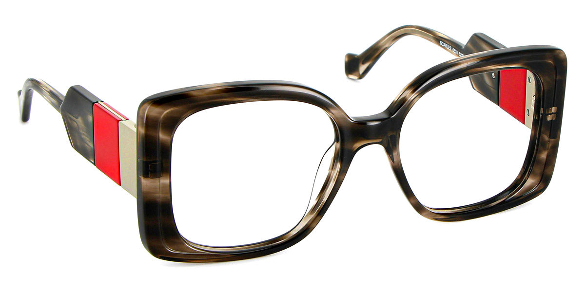 J.F. Rey® Scarlet 2 JFR Scarlet 2 0531 52 - 0531 Black Gradient / Red Eyeglasses