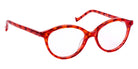 J.F. Rey® Smart Round Eyeglasses - Red