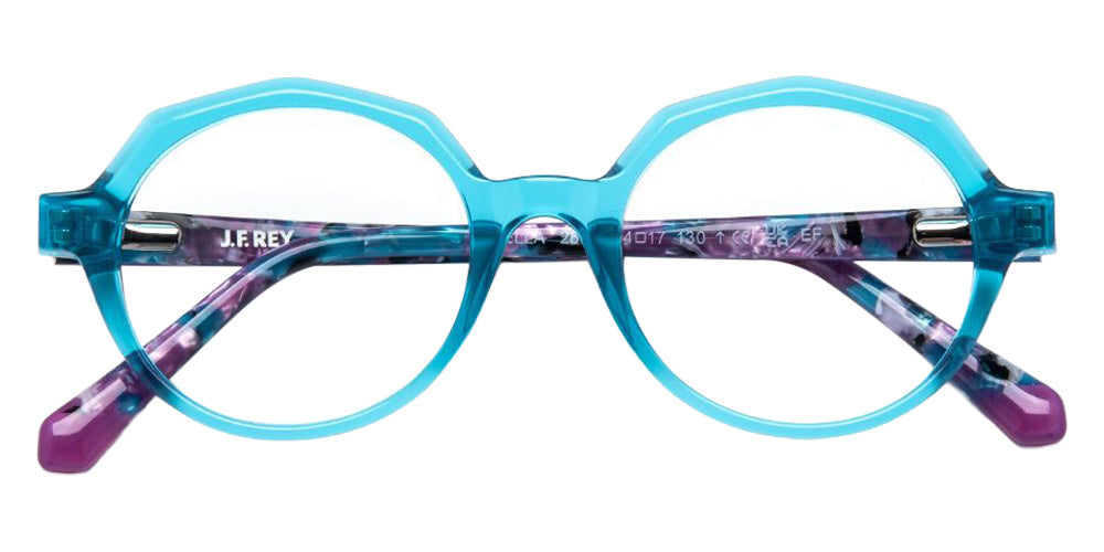 J.F. Rey® Stella Round Eyeglasses - Turquoise/Tortoiseshell