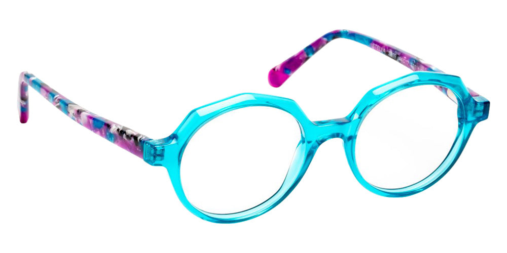 J.F. Rey® Stella Round Eyeglasses - Turquoise/Tortoiseshell