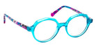 J.F. Rey® Stella Round Eyeglasses - Turquoise/Tortoiseshell