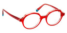 J.F. Rey® Stella Round Eyeglasses - Red/Blue