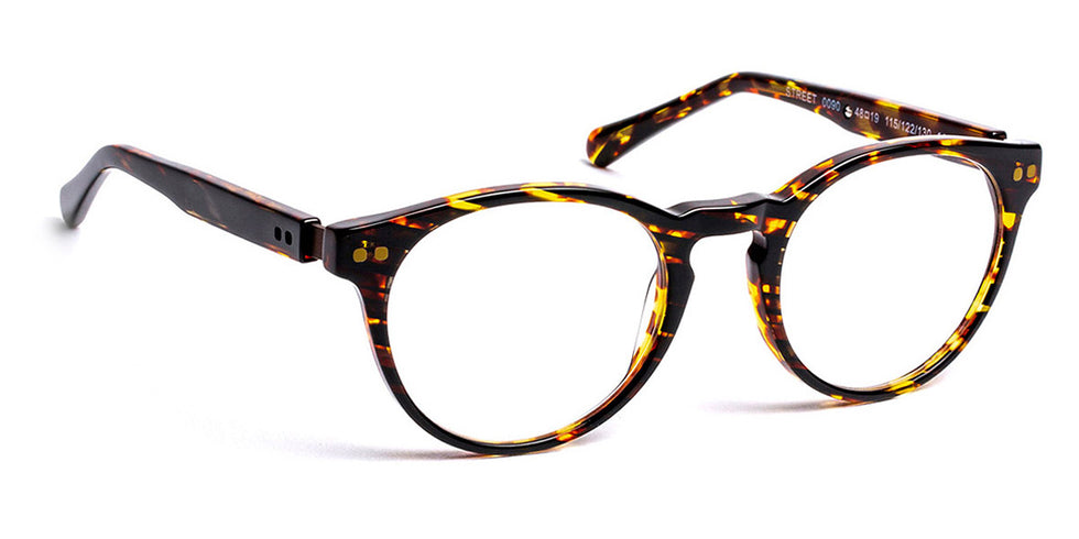 J.F. Rey® Street JFR Street 0090 48 - 0090 Black/Demi 12/16 Boy Eyeglasses