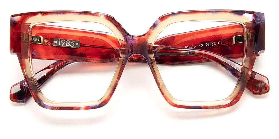 J.F. Rey® Tulsa JFR Tulsa 3552 51 - 3552 Red Confetti/Nude Eyeglasses